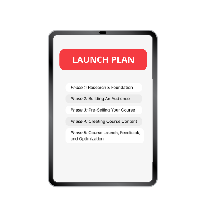 Launch plan